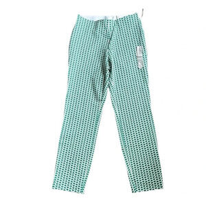NWT a new day Green & White Skinny Ankle Pants | Green & White Pants | Business